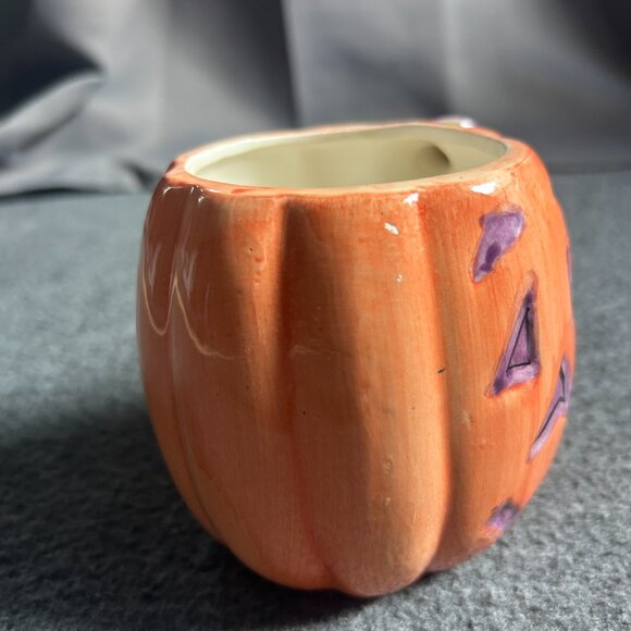 Holiday Home Coffee Mug Pumpkin Jack-O-Lantern 3D Design Halloween Ceramic CSC - Picture 8 of 9